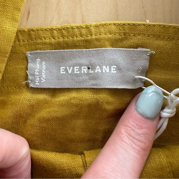 Everlane Linen Button Front Apron Tank | NWT - Picture 6 of 7